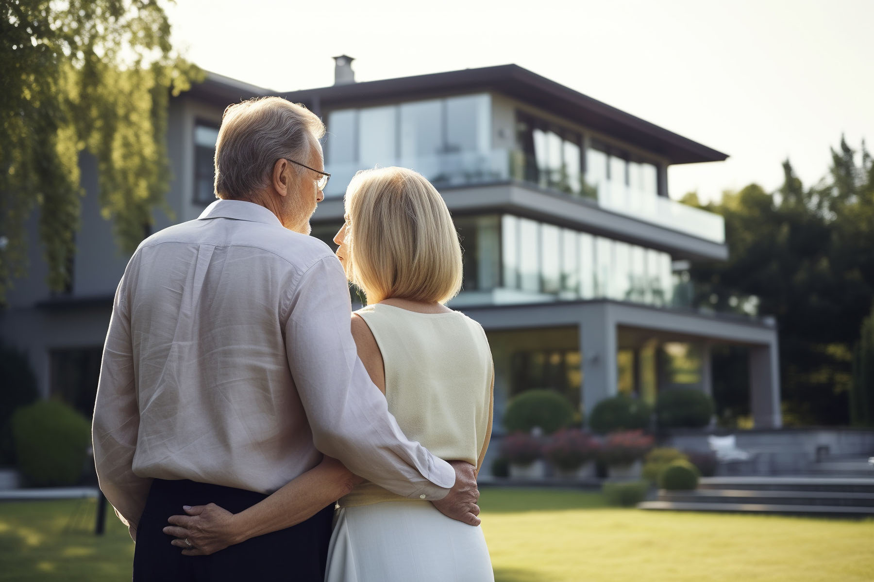 Senior homeowner gazing out at their next chapter